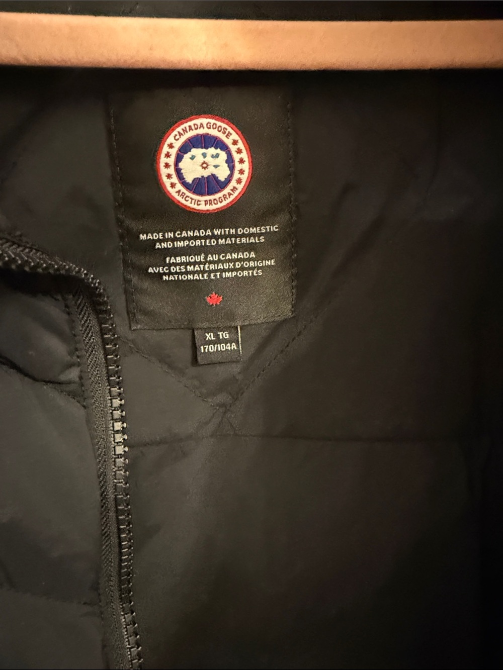 Canada Goose Black Quilted Down Vest - Women's Sleeveless Puffer - Picture 7 of 7